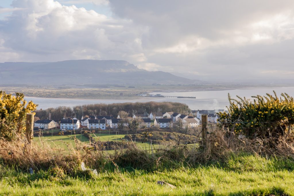 Northern Ireland Coastal Views: Atlantic Ocean Stock Photos